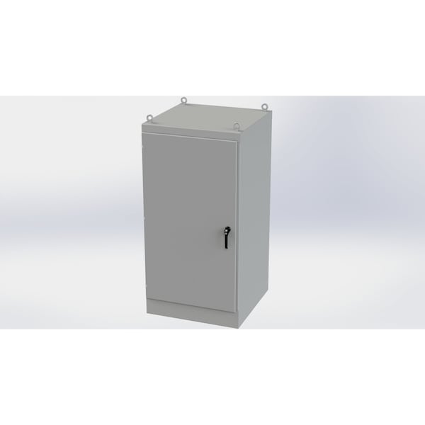 3 Point Latch with Padlock/Keylock Handle Electrical Enclosures, 72 in H, 36 in D, 36 in W